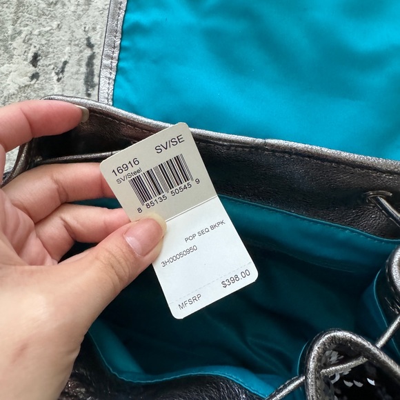 Y2K Coach Limited Edition Poppy Sequin Backpack NWT - Picture 9 of 12